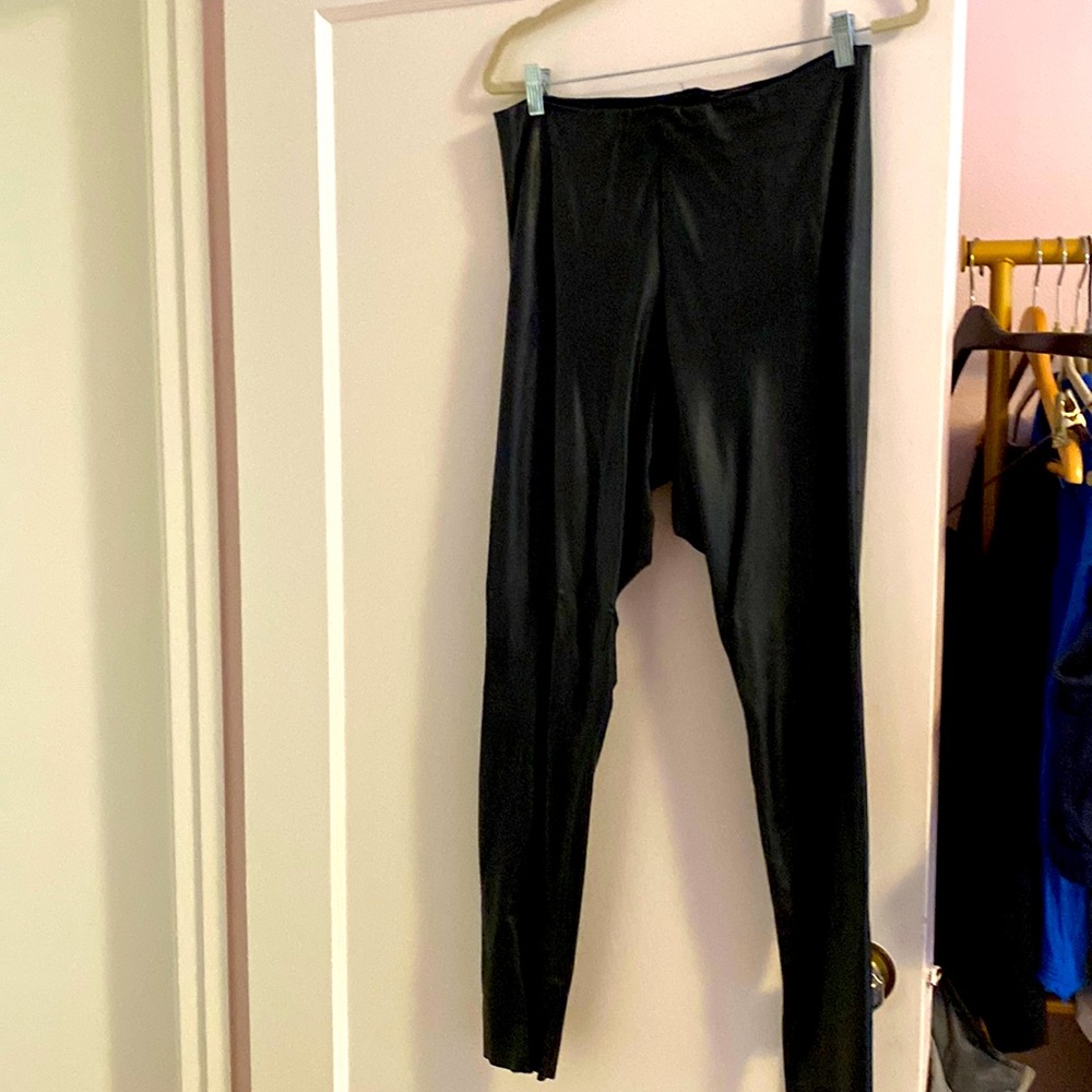 Commando began leather leggings XL